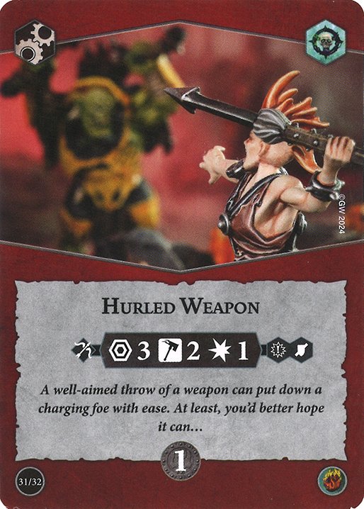 Hurled Weapon